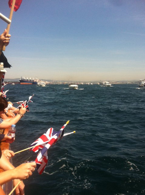 OV Flotilla - Boats and Flags are out